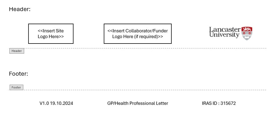 GP Health Professional Letter Headers and Footers Cropped