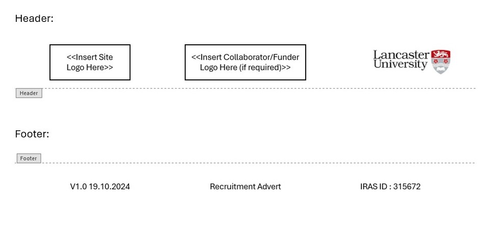 Recruitment Adverts Headers and Footers Cropped