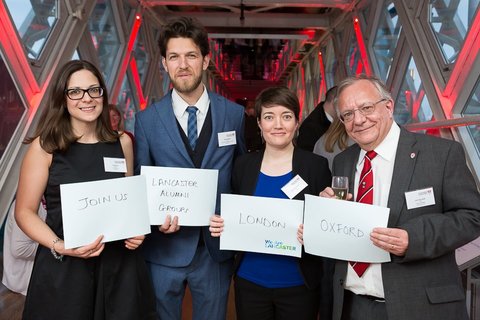 Volunteers at one of our alumni events