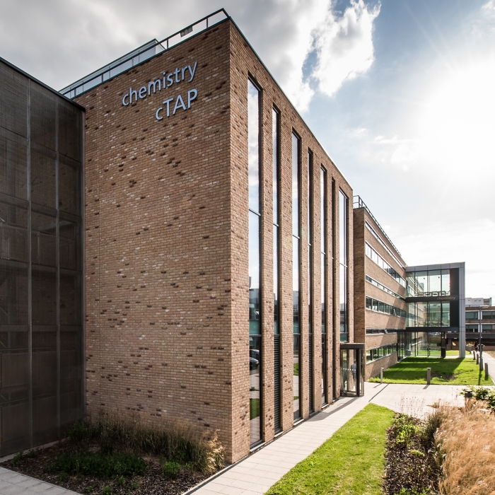 An exterior view of the cTAP building