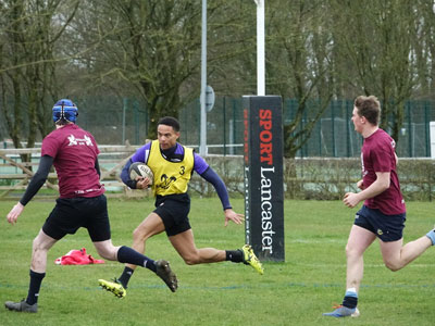 People playing rugby