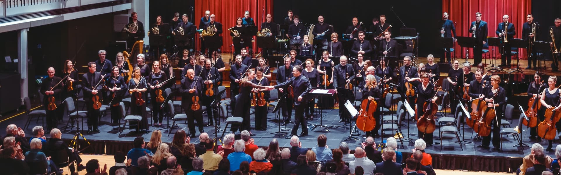 The BBC Philharmonic Orchestra at the Great Hall in 2023.