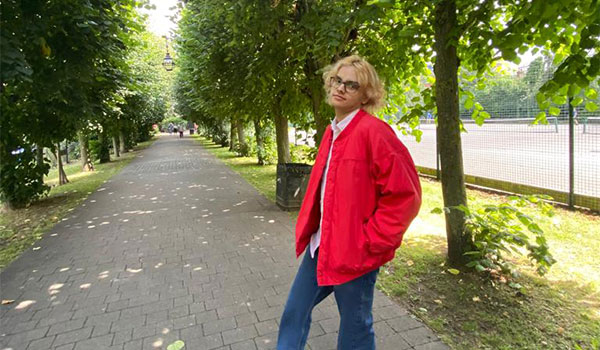 Fergal standing in a park