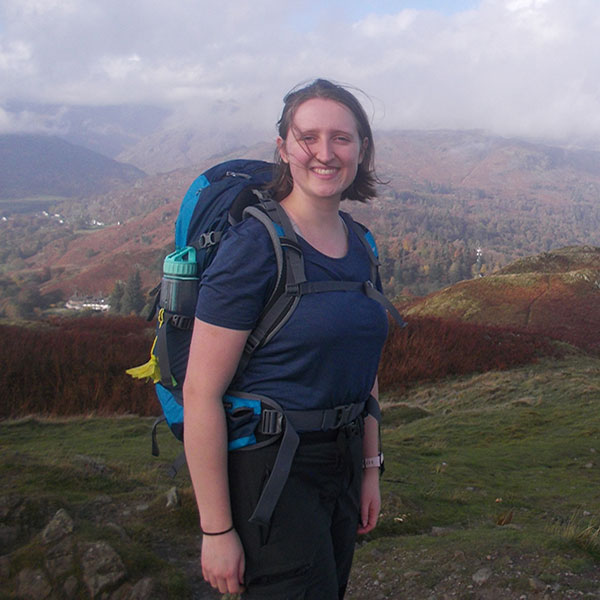 Image of student Anna smiling at the camera