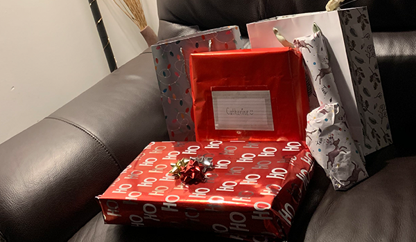 Flat Christmas gifts