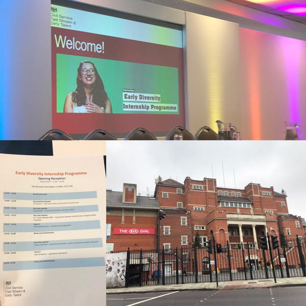 A female speaker presenting at a workshop