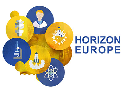The logo for Horizon Europe