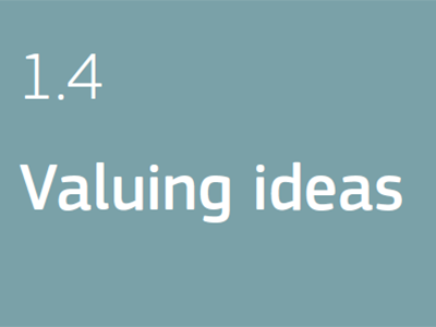1.4 Valuing Ideas
