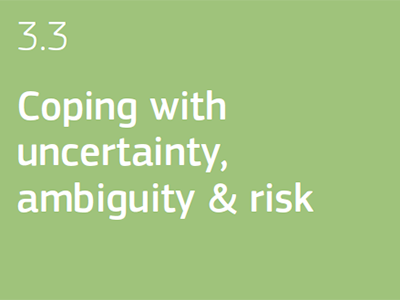 3.3 Coping with Uncertainty, Ambiguity & Risk