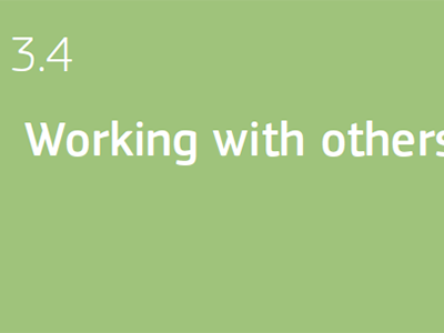 3.4 Working with Others