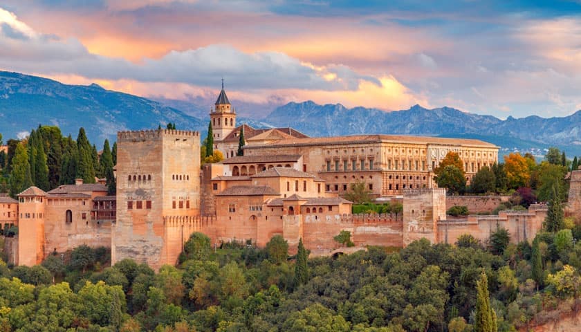 Granada. The fortress and palace complex Alhambra.