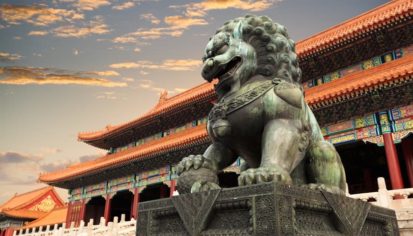 the forbidden city in Beijing