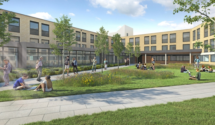 An artist&rsquo;s impression of the new Gillow Quad.