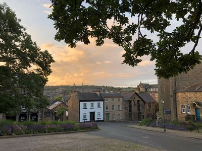 View of Lancaster from Castle forecourt