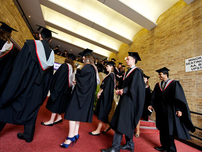 Graduates at Graduation