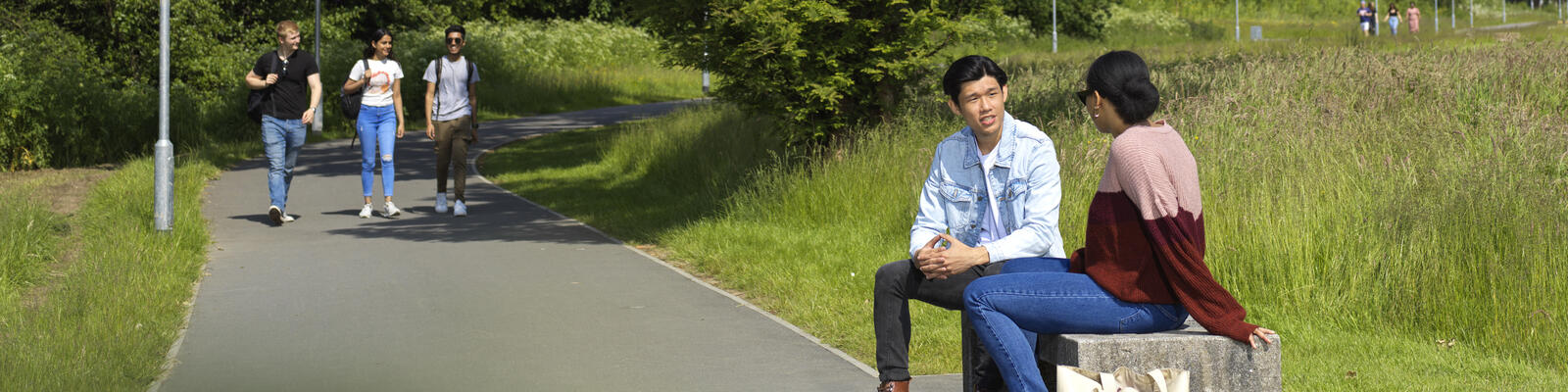 Health Innovation One with a large tree in the foreground