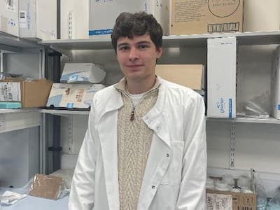 Biomedicine MSc graduate Connor