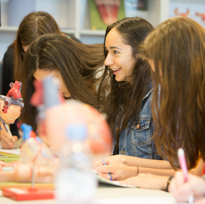 Students in a classroom