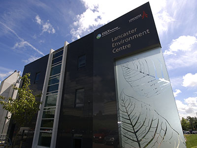 Exterior view of the Lancaster Environment Centre