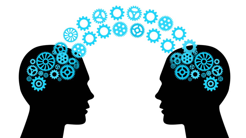 Knowledge Exchange Case Studies logo - two silhouetted heads