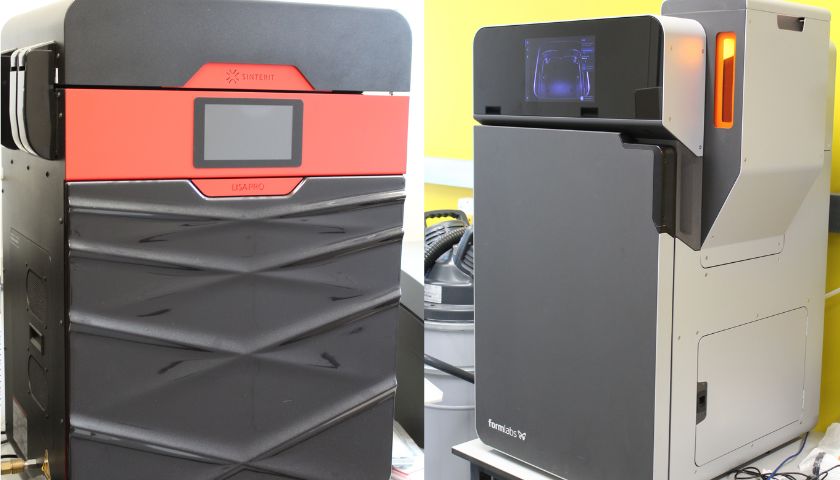 A Sinterit SLS and the FormLabs Fuse1