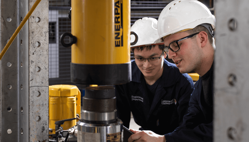 Students working on the Engineering Strongfloor
