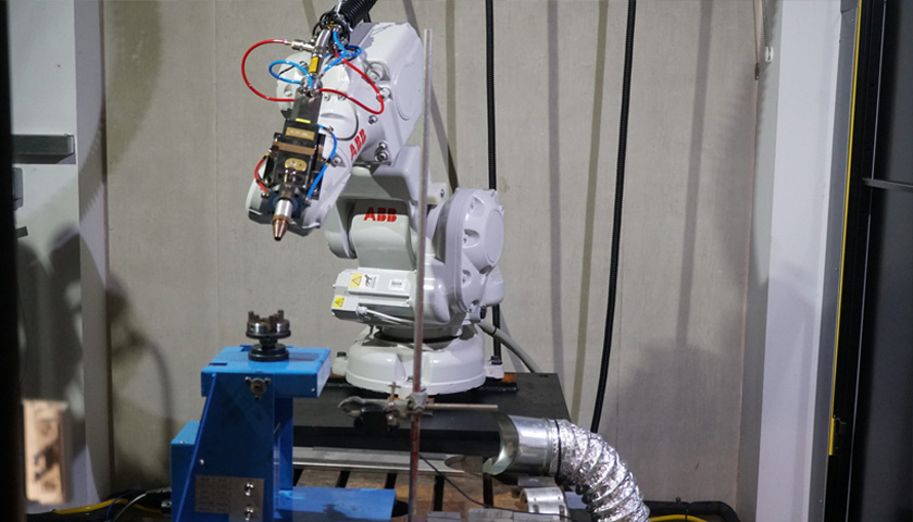 IPG Laser on ABB robotic arm