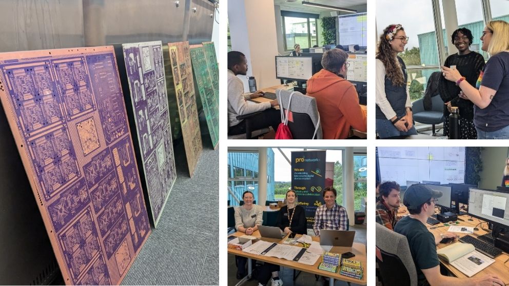 A collage of images from the pro2 network event