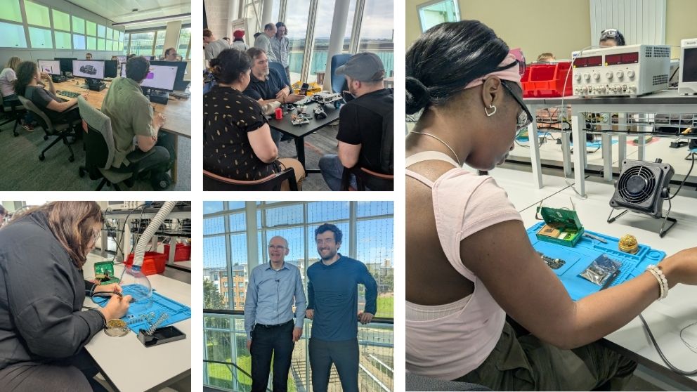 A collage of images from the pro2 summer school 2025