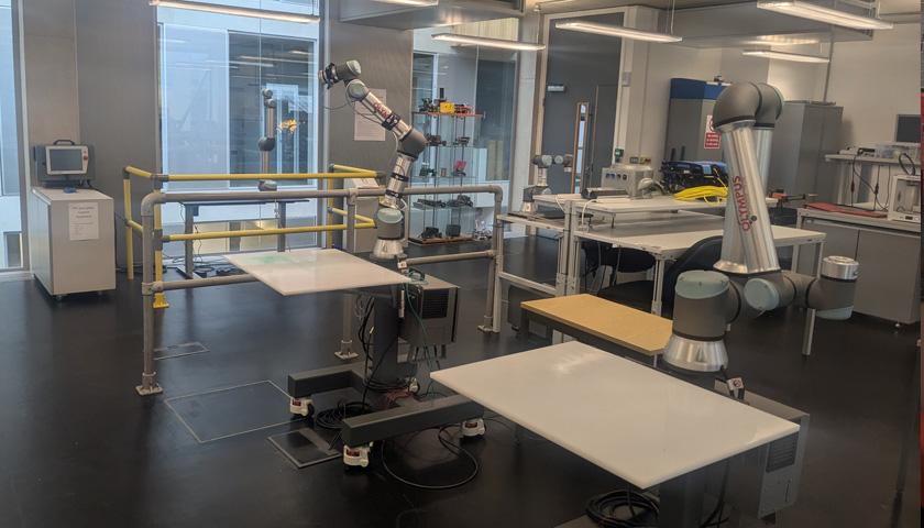 Universal Robots (UR3, 2 * UR5 & UR10)