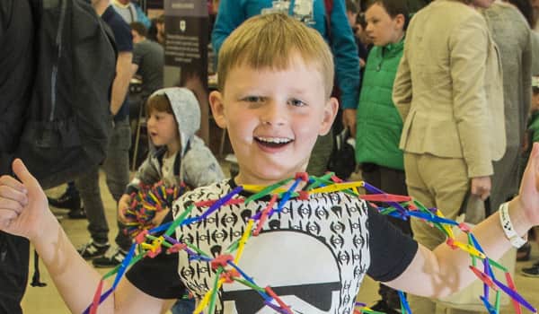 Child looking at camera 