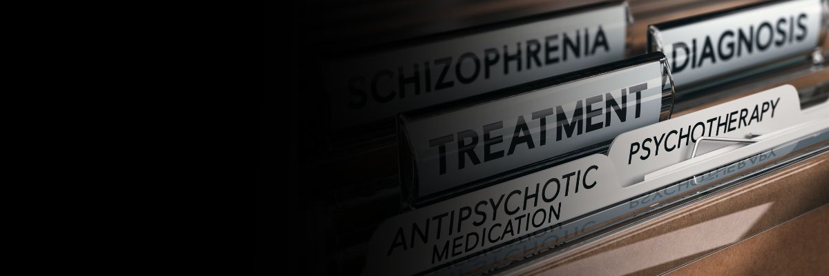 Files with Schizophrenia and treatments on them