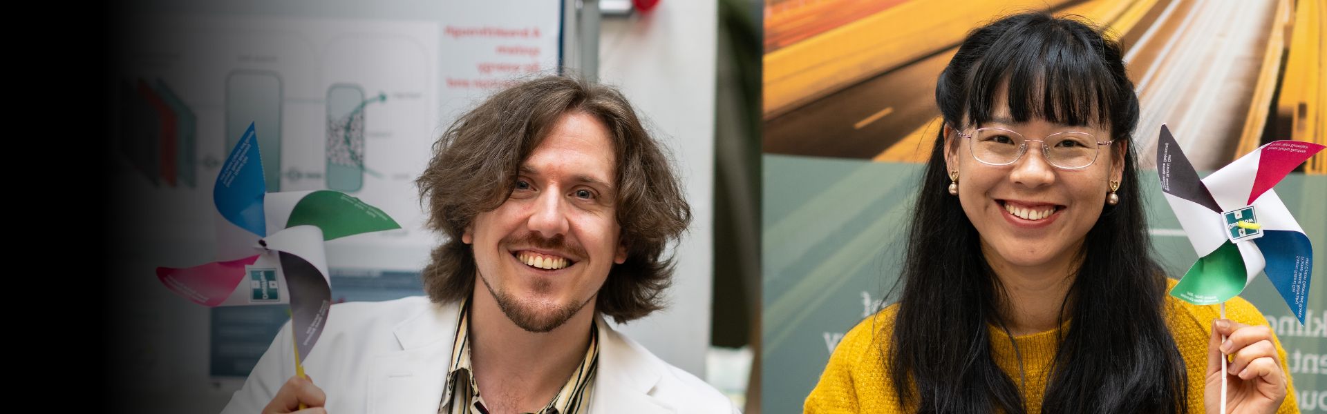 Two technicians at Campus in the City