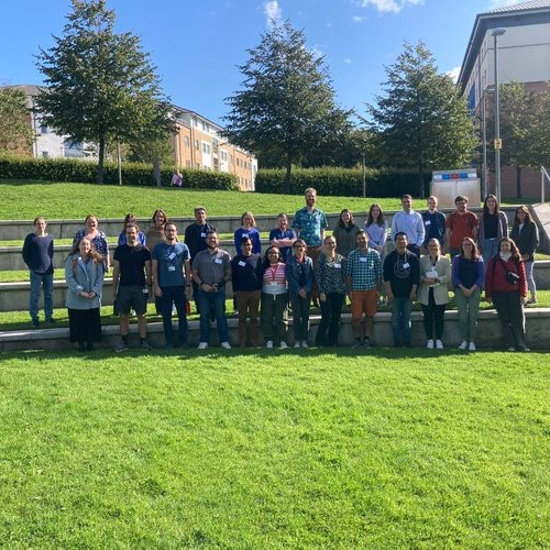 The DSI team stood on the Bonnington Steps
