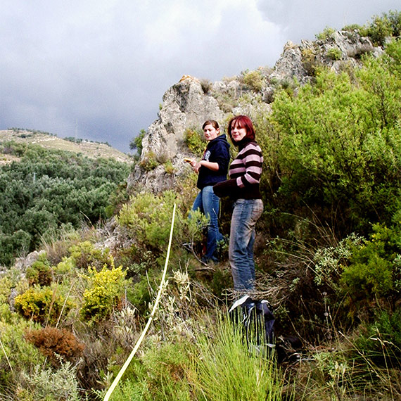 Students on a field-trip in northern Spain