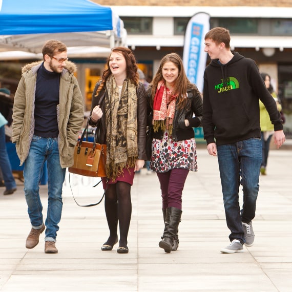 Students at Lancaster University