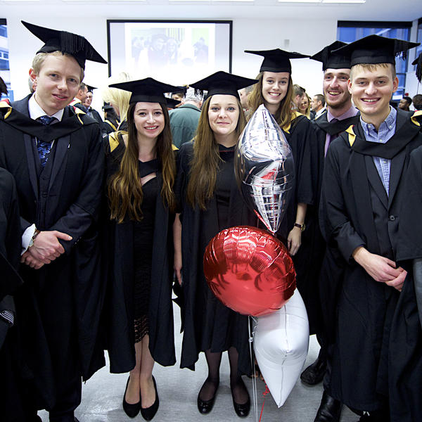 Students enjoying their postgraduate Graduation