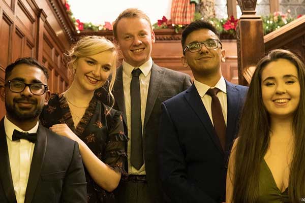 Students at the Winter Ball
