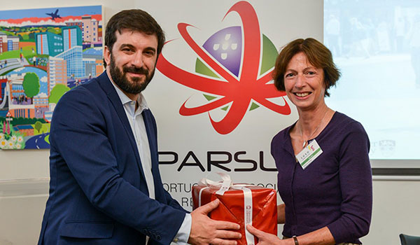 Pictured here in 2018 is Minister of Education Tiago Brandao Rodrigues during his visit to Lancaster.