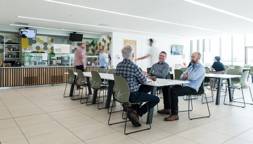 Working in HIVE Cafe