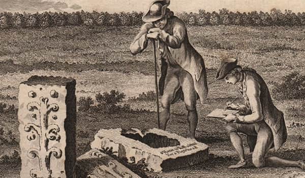 Archive engraving circa 1700s