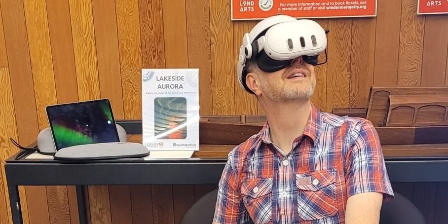 Image of Professor Jim Wild using Lakeside Aurora