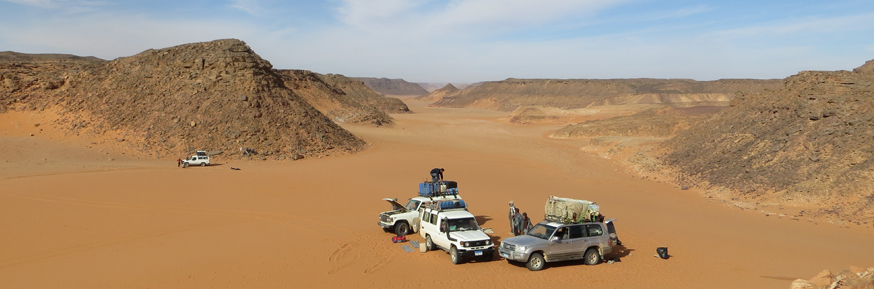 Field work at the Nile