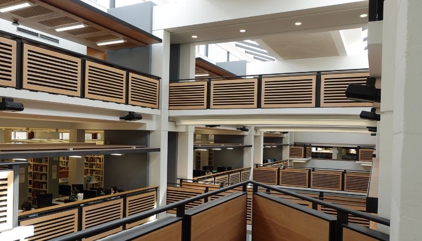 Image of new library extension from 2021