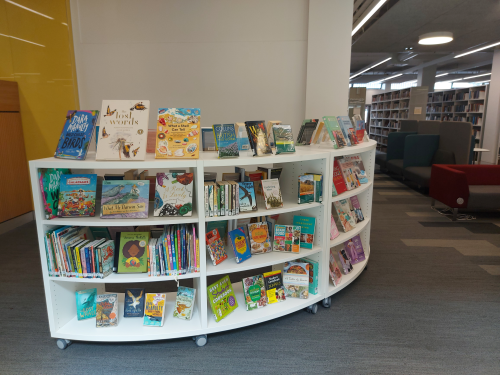 Collection of books in the Library