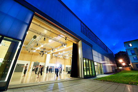 Large performance space in the LICA building