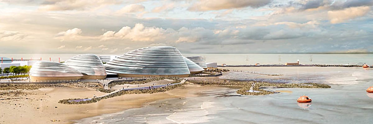 An architect's plan of the Eden North buildings on Morecambe Promenade.