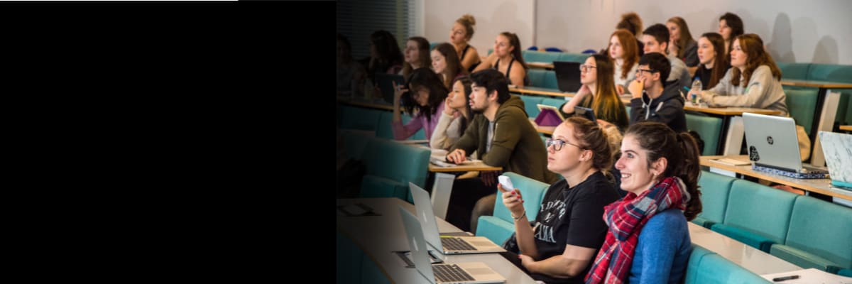 Students in a lecture