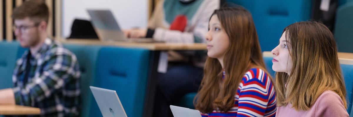 Students in a lecture