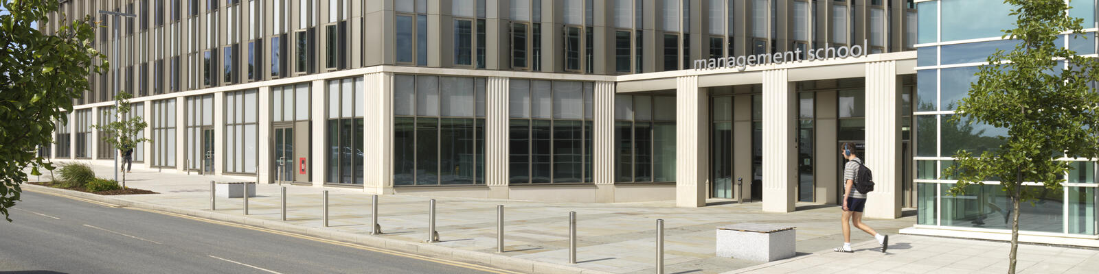 The Management School building exterior